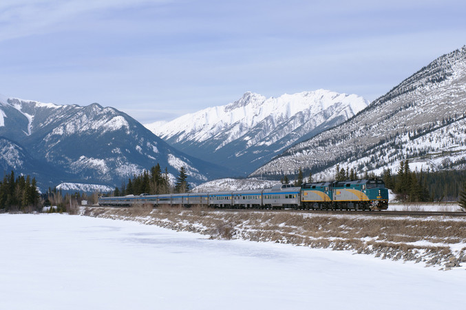 7-Day VIA Rail Rockies Exploration, Vancouver In, Calgary Our, fully experience the beauty of Western Canada, guaranteed one-night stay at the Fairmont Chateau Lake Louise, and enjoy a luxury Rocky Mountain journey.