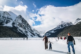 Winter Classic 5-Day Tour departs from Vancouver - visiting Kamloops - Yoho - Banff - Johnston Canyon - Okanagan Lake